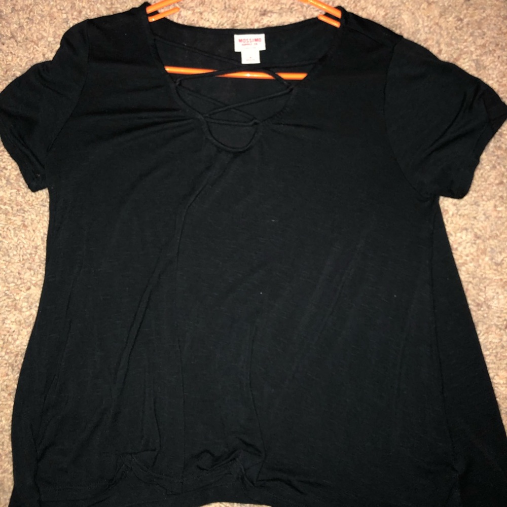 Mossimo V-Neck Criss Cross Front Top